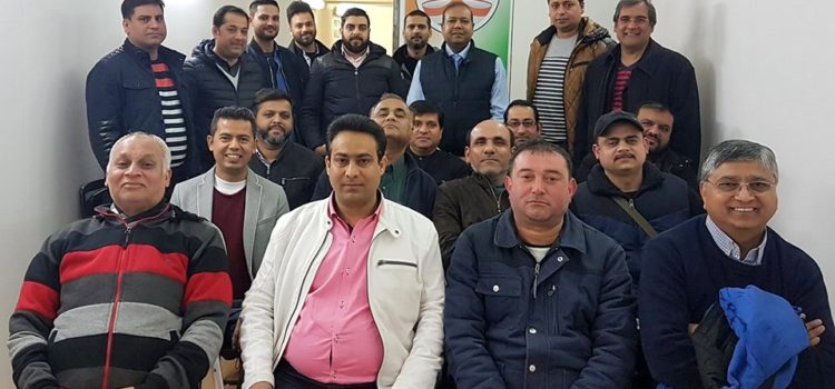 Reunión con comerciantes