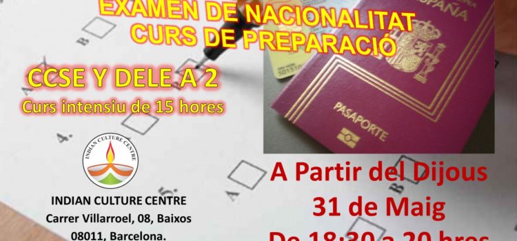 Curs de preparació per a l’examen de nacionalitat