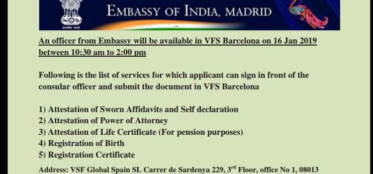 Information of the Embassy