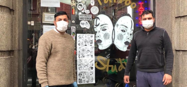 Donació d´Aliments de «Individuell Ink» Barcelona