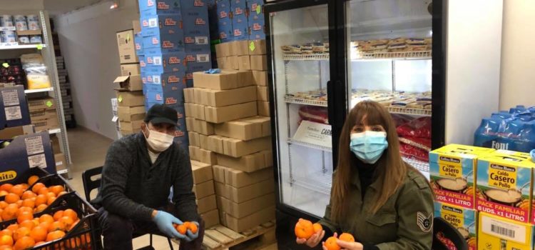 Donació de fruites realitzada pel Banc dels Aliments de Barcelona