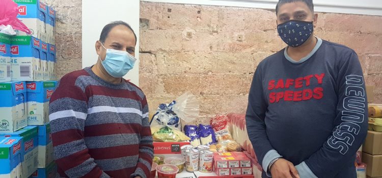 Donació d´aliments de la Sra. Jaya