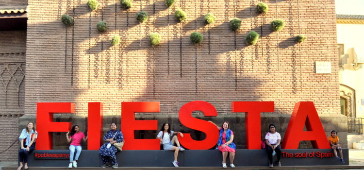 Fin de curso en el Pueblo Español Fin de curso en el Pueblo Español