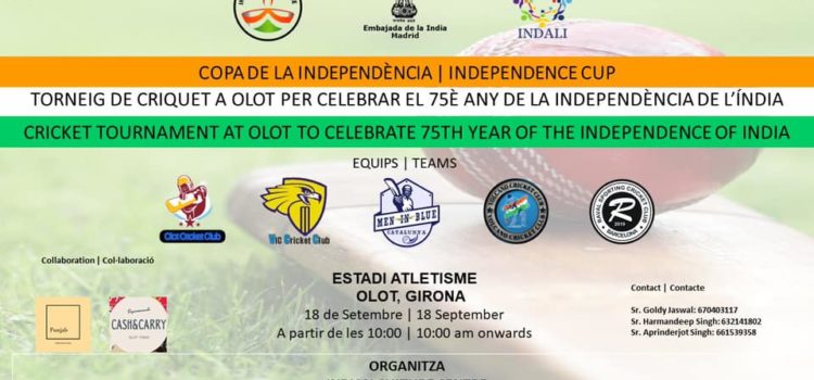 Torneo de Cricket «Copa de la Independencia de la India» Torneo de Cricket «Copa de la Independencia de la India»