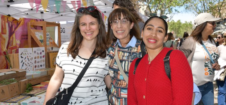 La professora Emilia Bachrach viu el seu primer Sant Jordi a Barcelona