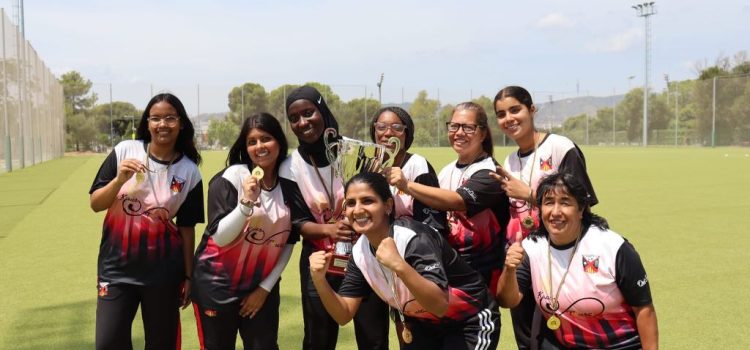 L’Hospitalet CC femení Campiones de la Lliga Catalana de Criquet